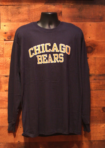 Men's Long Sleeve Shirt Chicago Bears Navy