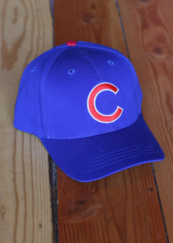 Hat Youth Chicago Cubs Blue with Red C