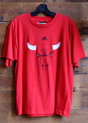 Youth T-Shirt Chicago Bulls Red with Bull Logo